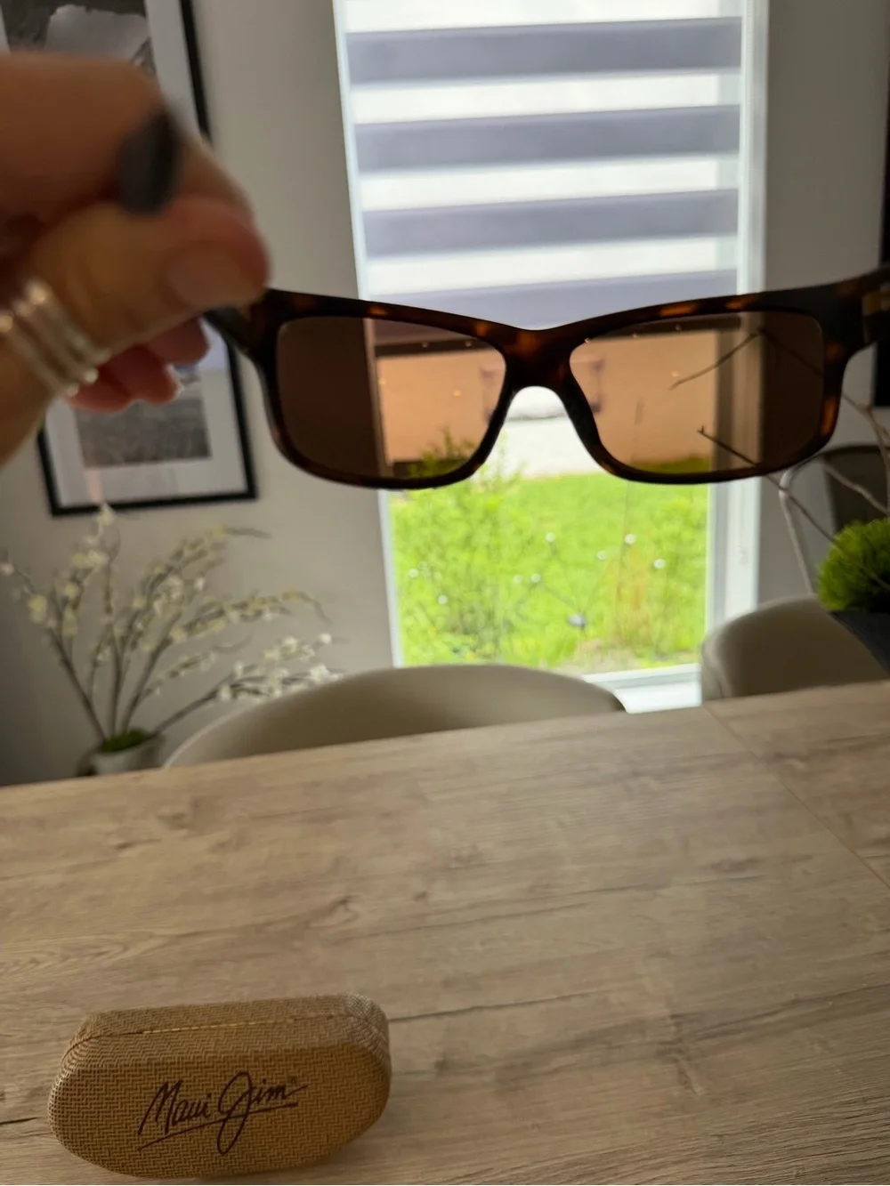 Maui Jim SOUTHERN CROSS Matte Tortoise POLARIZED Bronze GLASS Sunglass 815-10MR